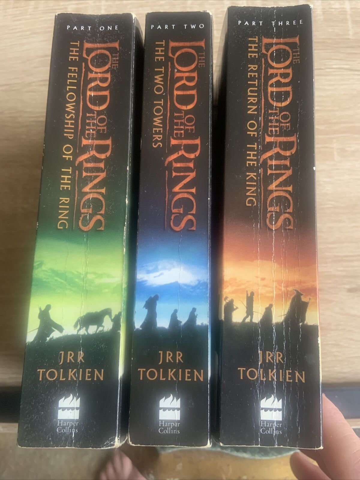 THE LORD OF THE RINGS 3 Book Bundle Trilogy  JRR Tolkien PB Film Tie-In 2001 PB