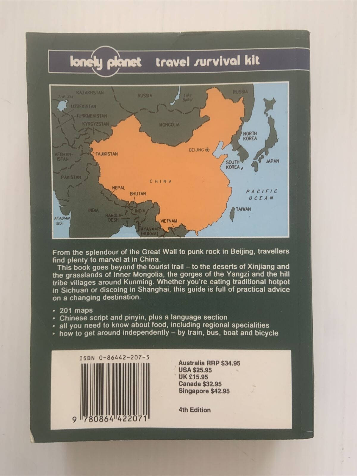 PB CHINA Lonely Planet Travel Survival Kit Alan Samagalski Michael Buckley 1994