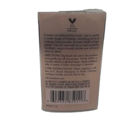 E L F  Kabuki Face Body Powder Brush For An Airbrushed Finish 85011 NEW In Box
