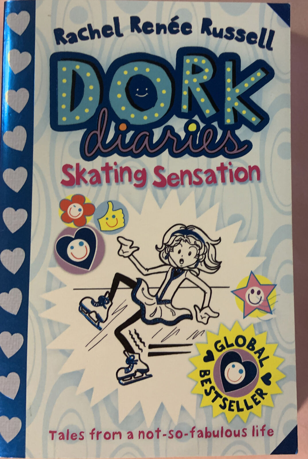 DORK DIARIES 2 Book Bundle Rachel Renee Russell Skating Sensation Pop Star NEW