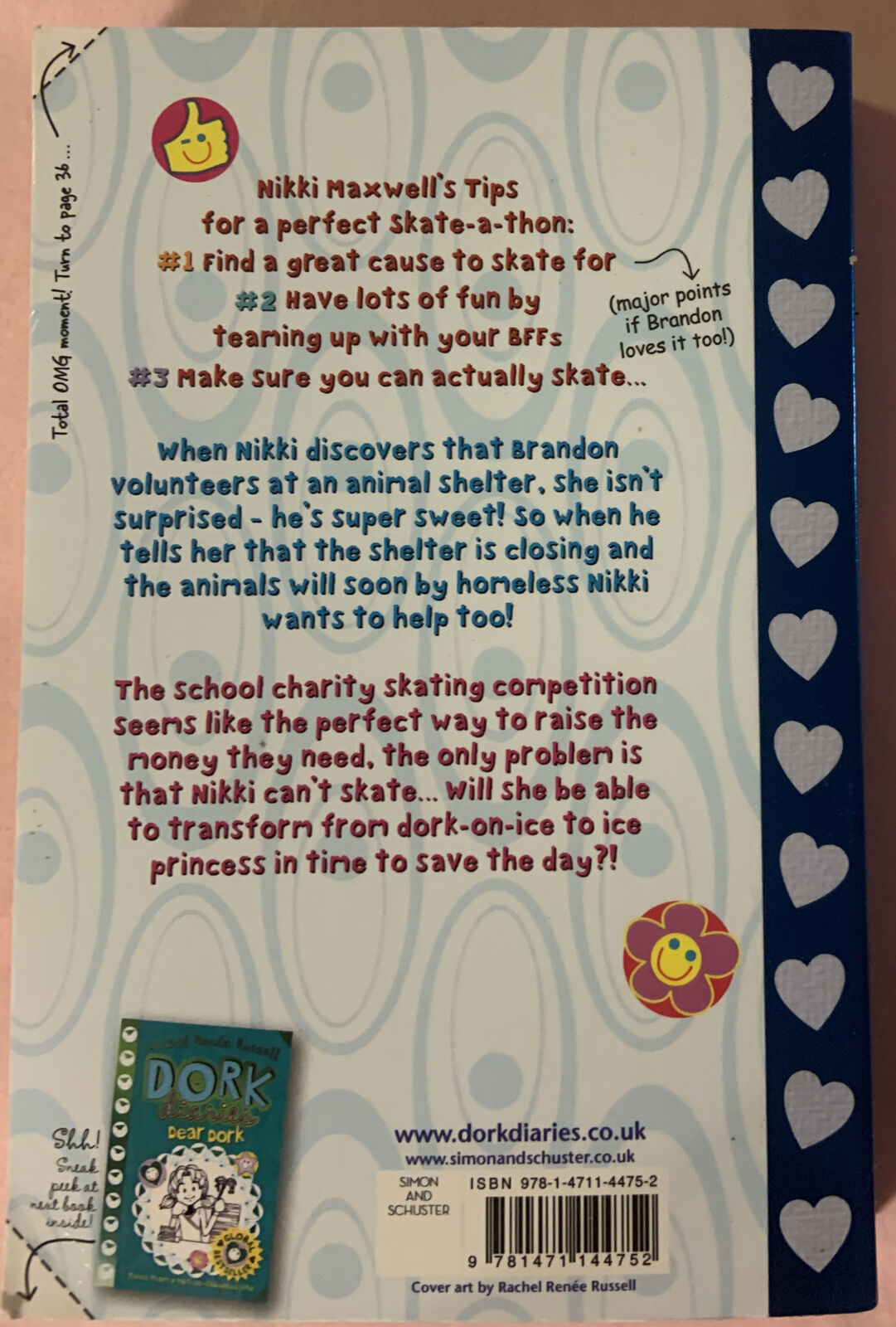 DORK DIARIES 2 Book Bundle Rachel Renee Russell Skating Sensation Pop Star NEW