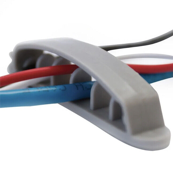 3 Pack COBRA Large CORD CLAMP Holds Up To Six Cords Electrical Adhesive Back