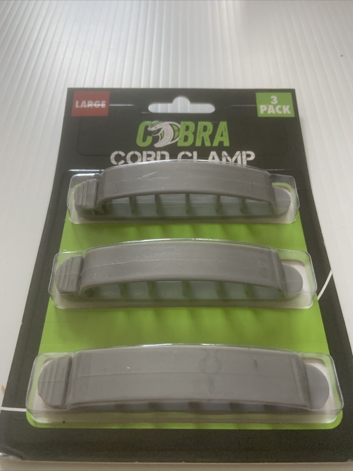 3 Pack COBRA Large CORD CLAMP Holds Up To Six Cords Electrical Adhesive Back