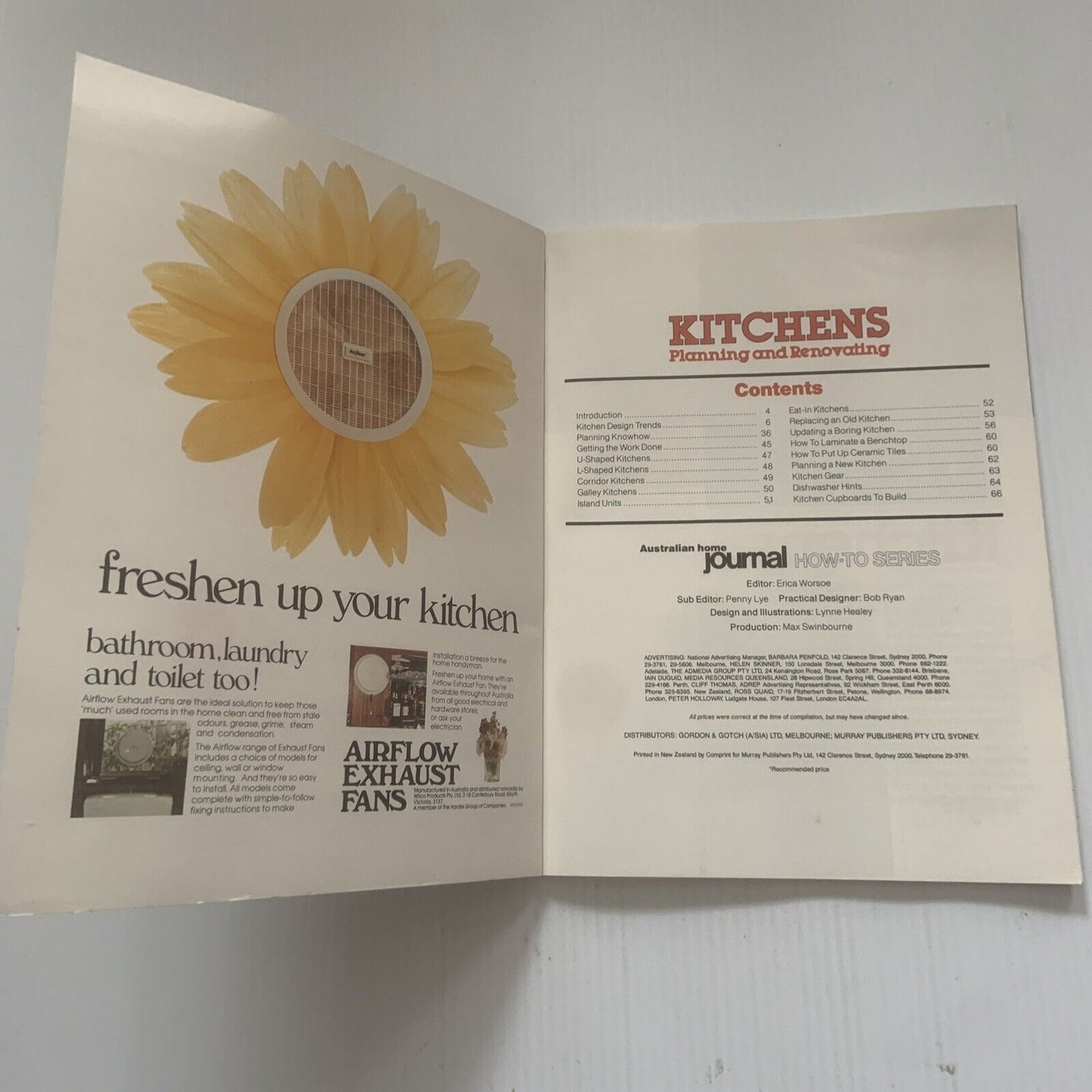 Australian Home Journal How To Series Kitchens 1970's