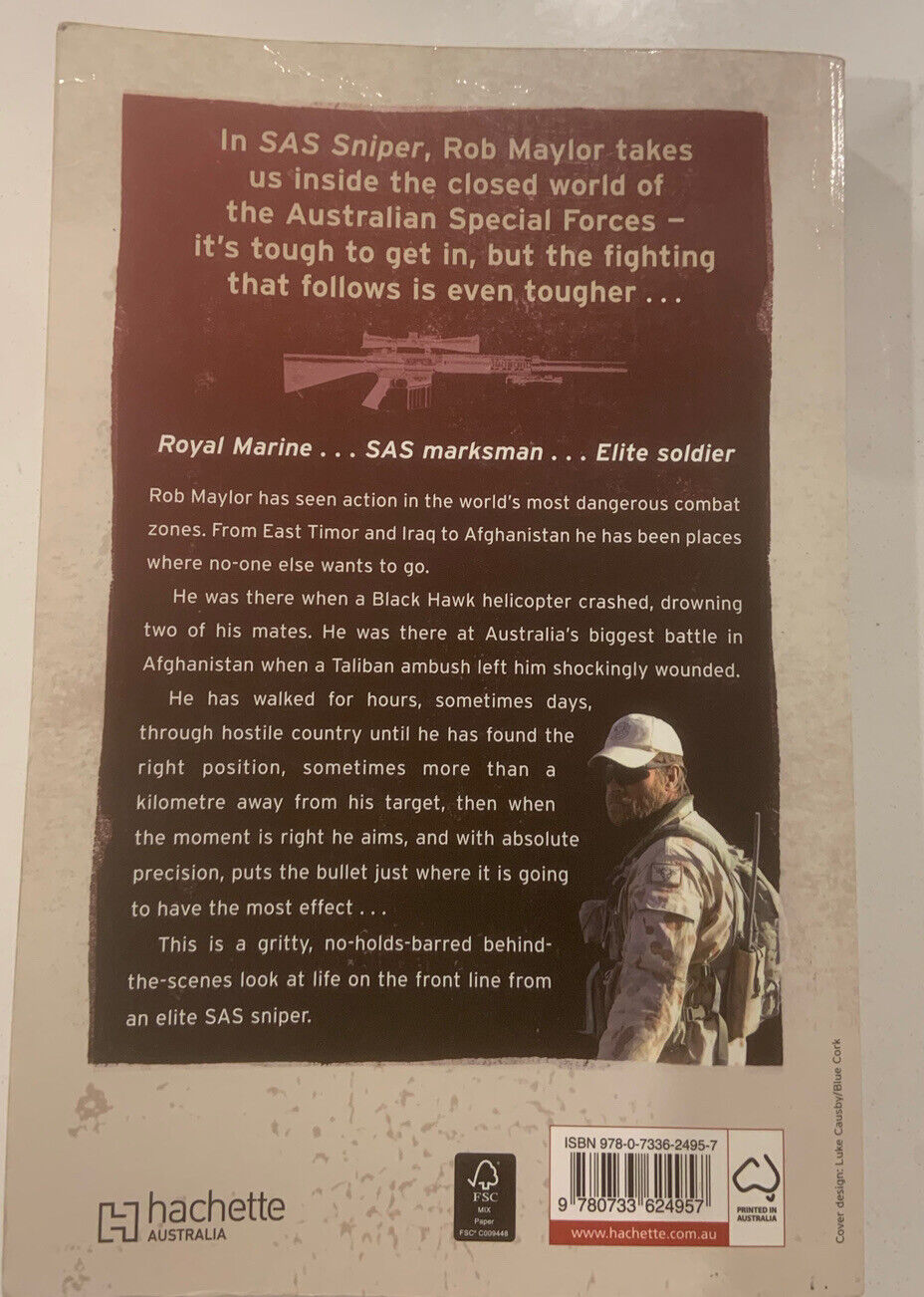 SAS Sniper World of an Elite Australian Marksman by Rob Maylor & Robert Macklin