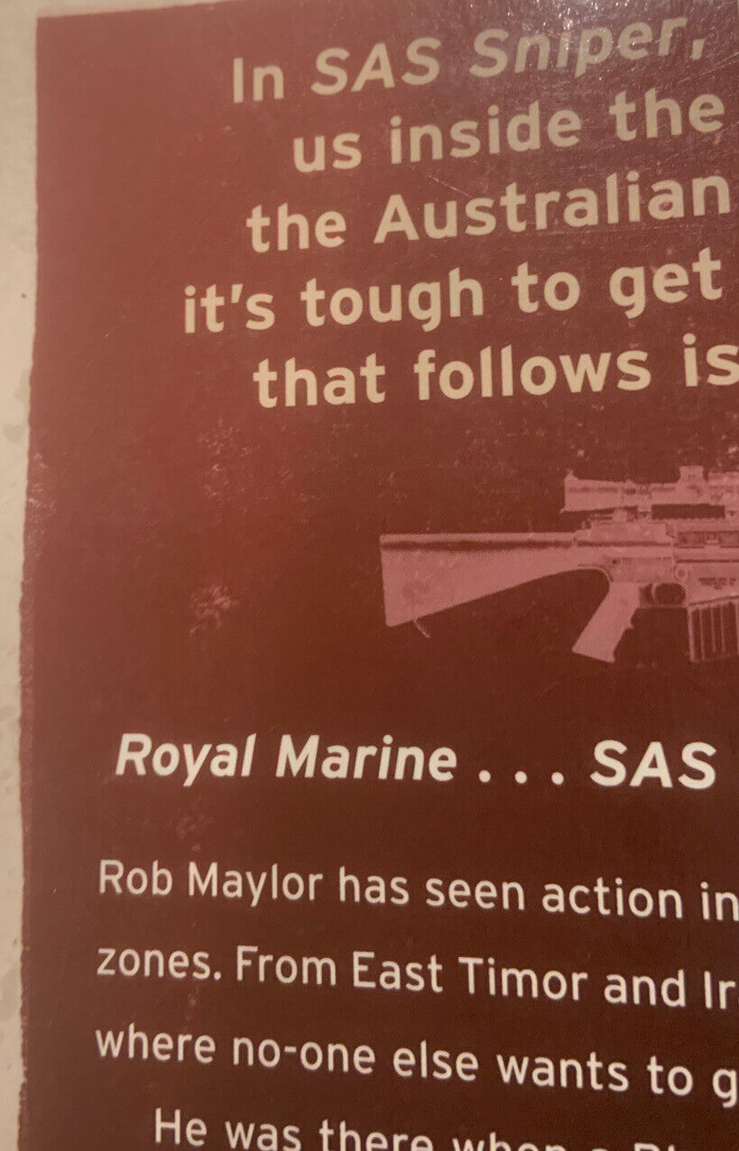 SAS Sniper World of an Elite Australian Marksman by Rob Maylor & Robert Macklin