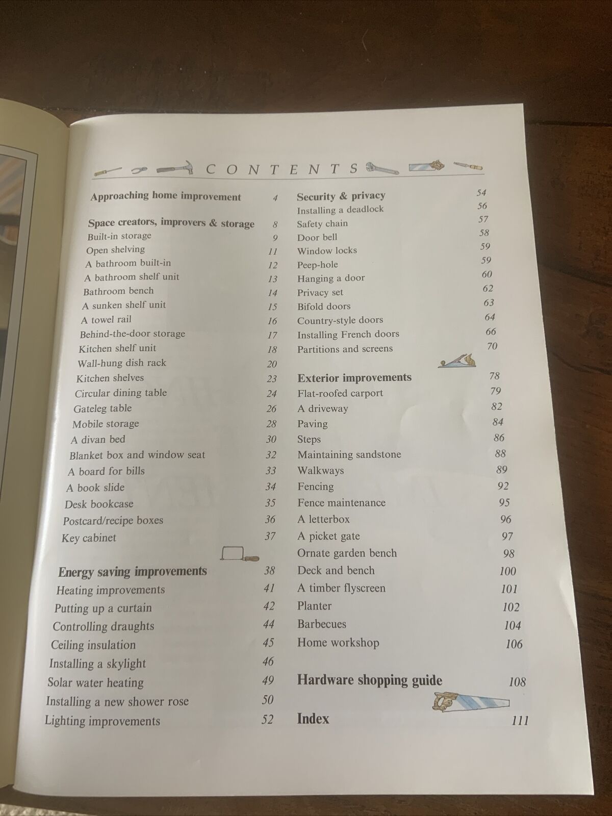 Book Better Homes and Gardens Easy Home Projects A Handyman's Guide Australia