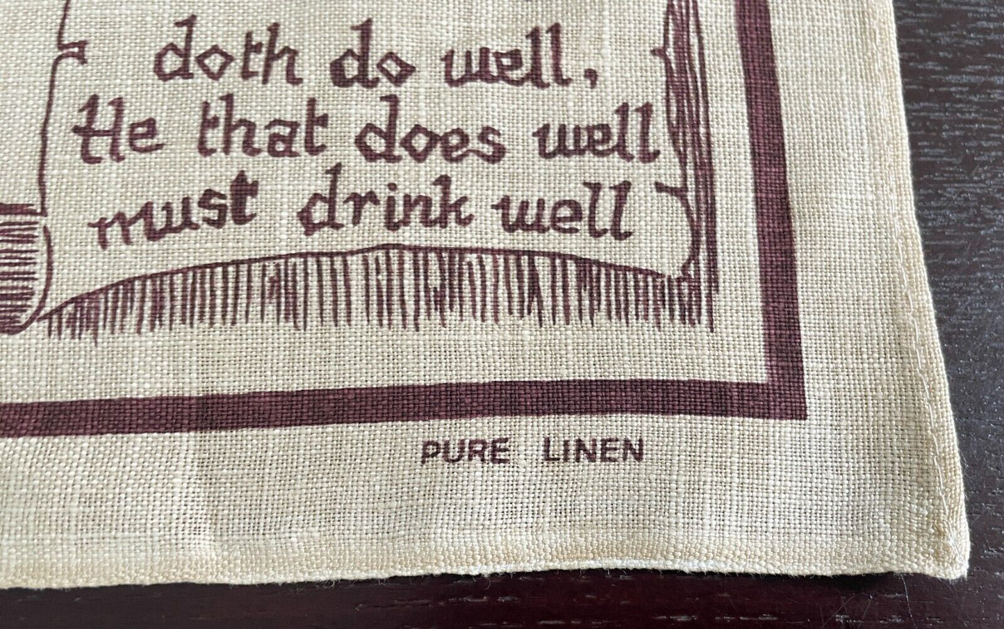 Vintage Tea Towel Orlando First Wine Cellar 1847 in Barossa Valley Souvenir NEW