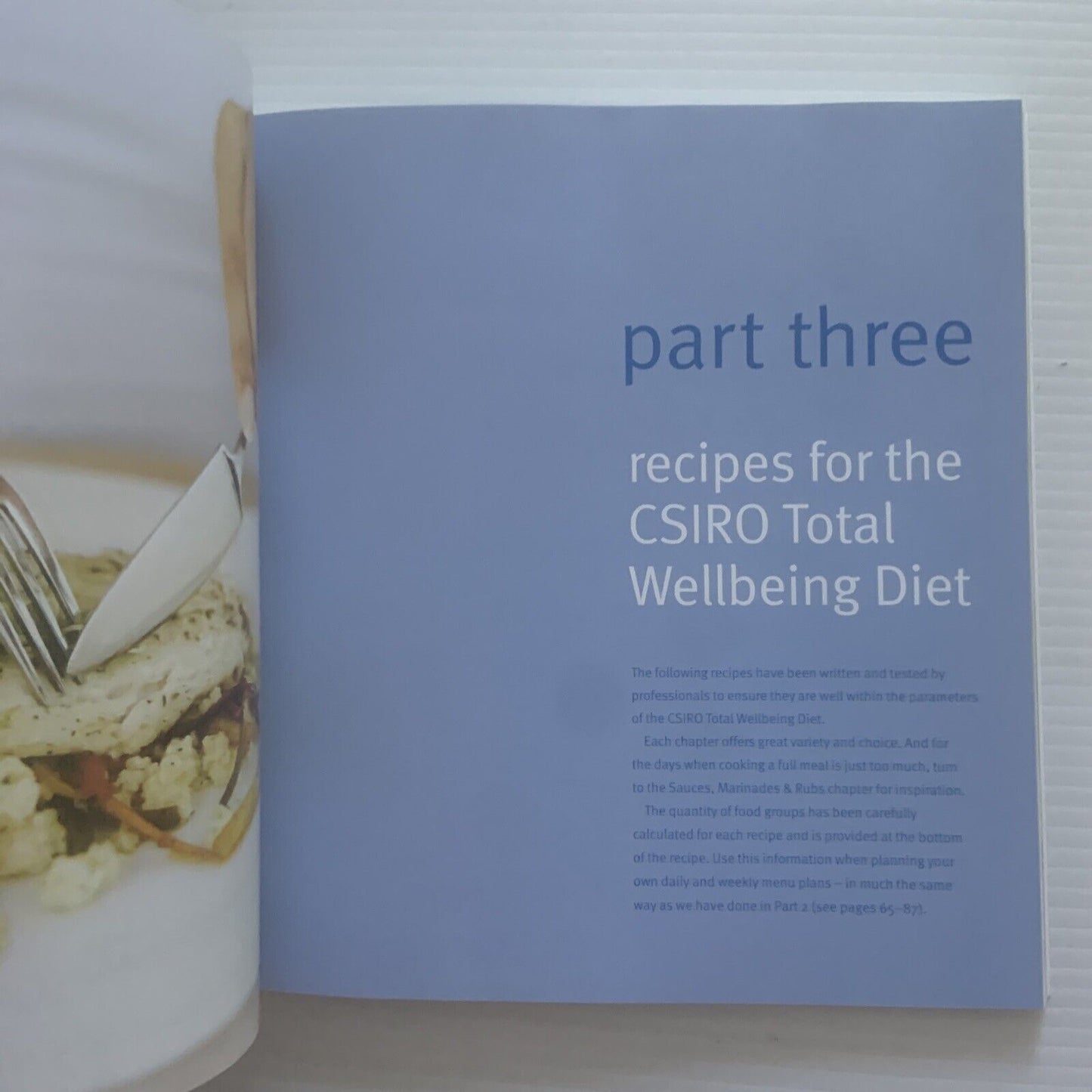 PB Cookbook CSIRO Total Wellbeing Diet Peter Clifton Manny Noakes 2005 Recipes