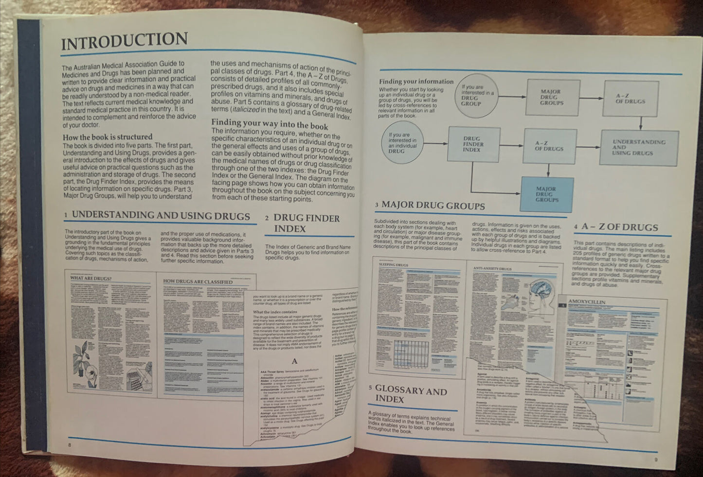 HC AMA Guide to Medicines & Drugs Readers Digest 1990 Australia Health Wellbeing