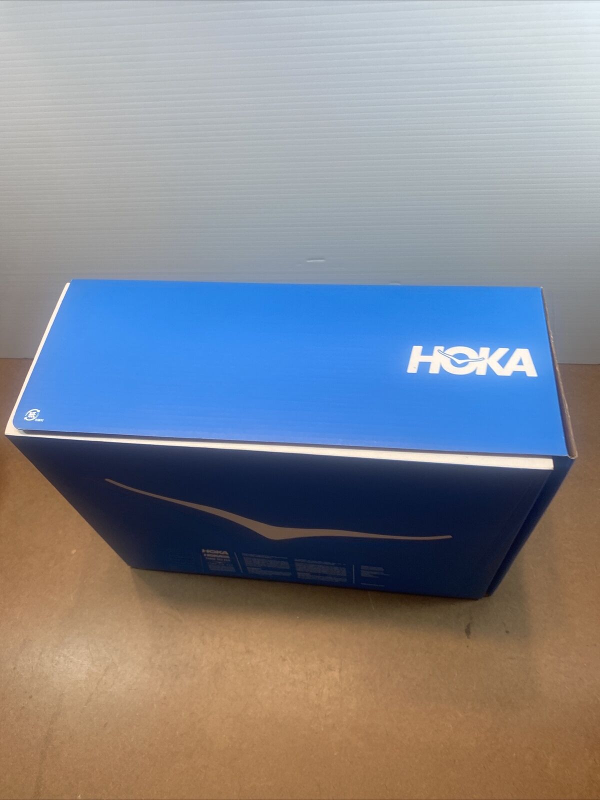 EMPTY BOX HOKA One One Clifton 9 Wide Men's Size 10 2E 1132210 BWHT New