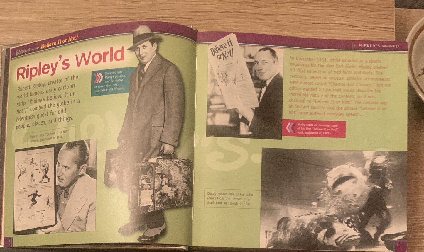 HC Book Ripley's Believe it or Not Curioddities Seriously Weird Illustrated