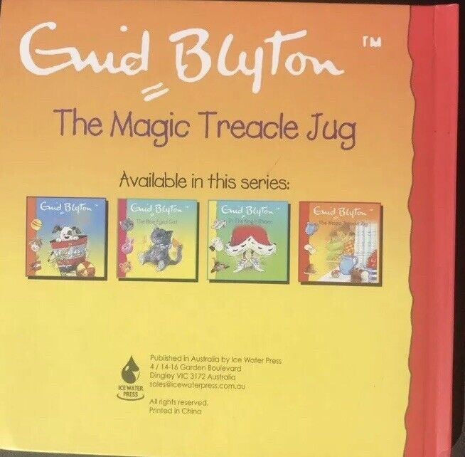 HC Book THE MAGIC TREACLE JUG by Enid Blyton Kids Picture Board Book