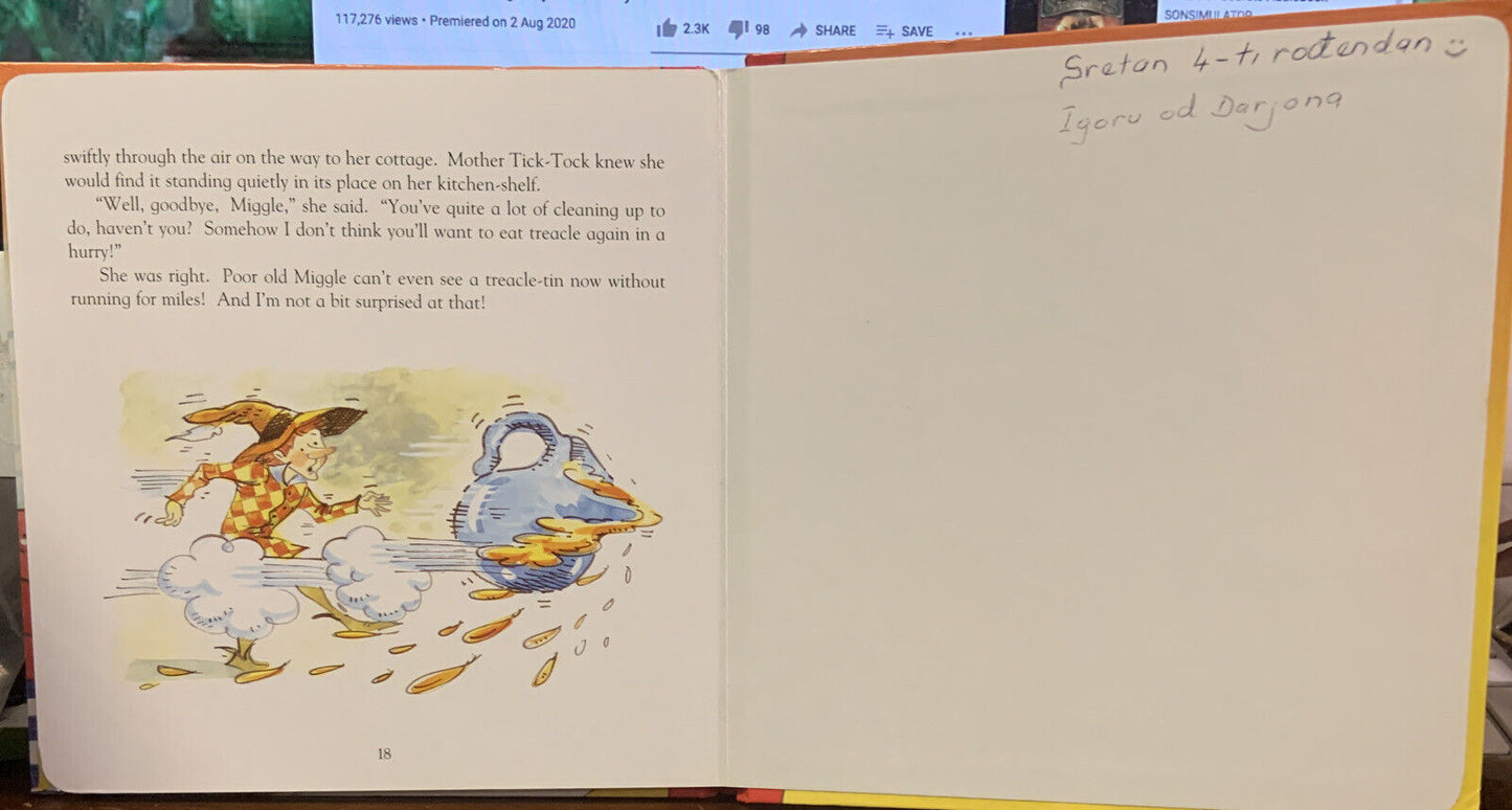 HC Book THE MAGIC TREACLE JUG by Enid Blyton Kids Picture Board Book