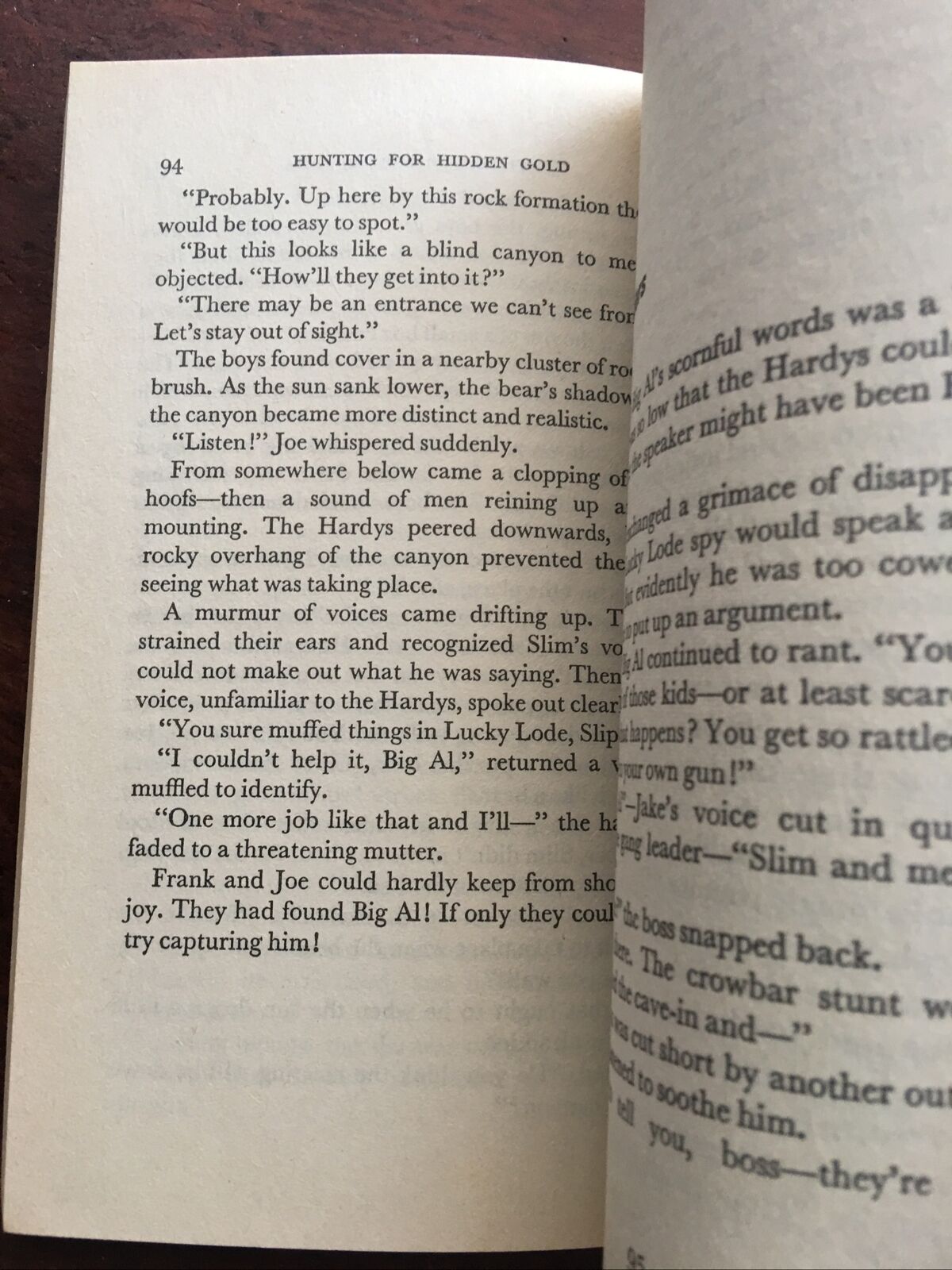 PB Book Hunting for Hidden Gold #25 Hardy Boys Mystery Stories Franklin W Dixon