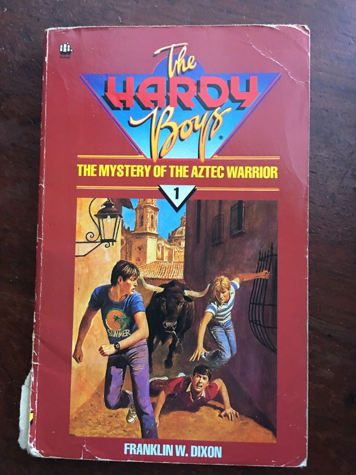 PB Book The Hardy Boys THE MYSTERY OF THE AZTEC WARRIOR #1 FRANKLIN DIXON 1985