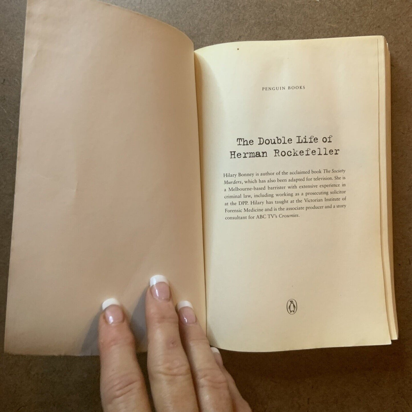 PB Book The Double Life Of Herman Rockefeller  Hilary Brown True Crime 2012 Bio