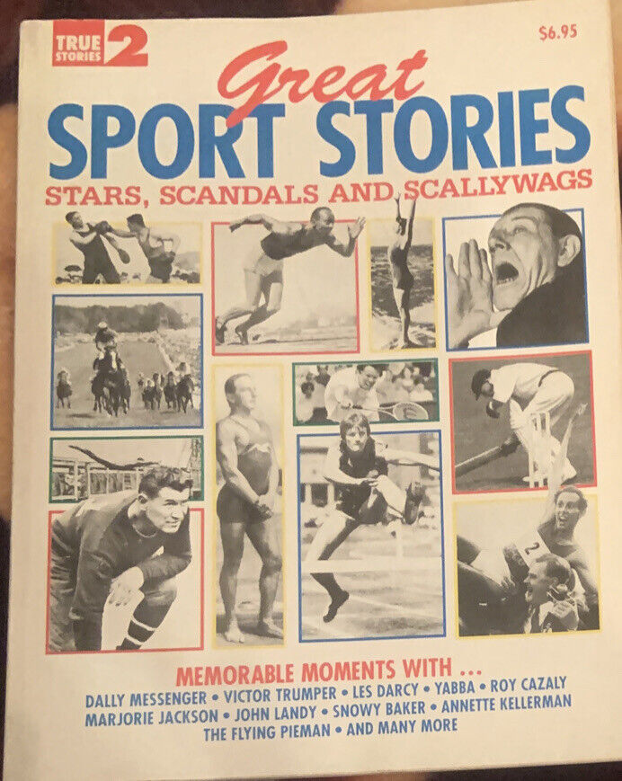 PB Book STARS SCANDALS & SCALLYWAGS 2 X Great True Sports Stories Book Lg