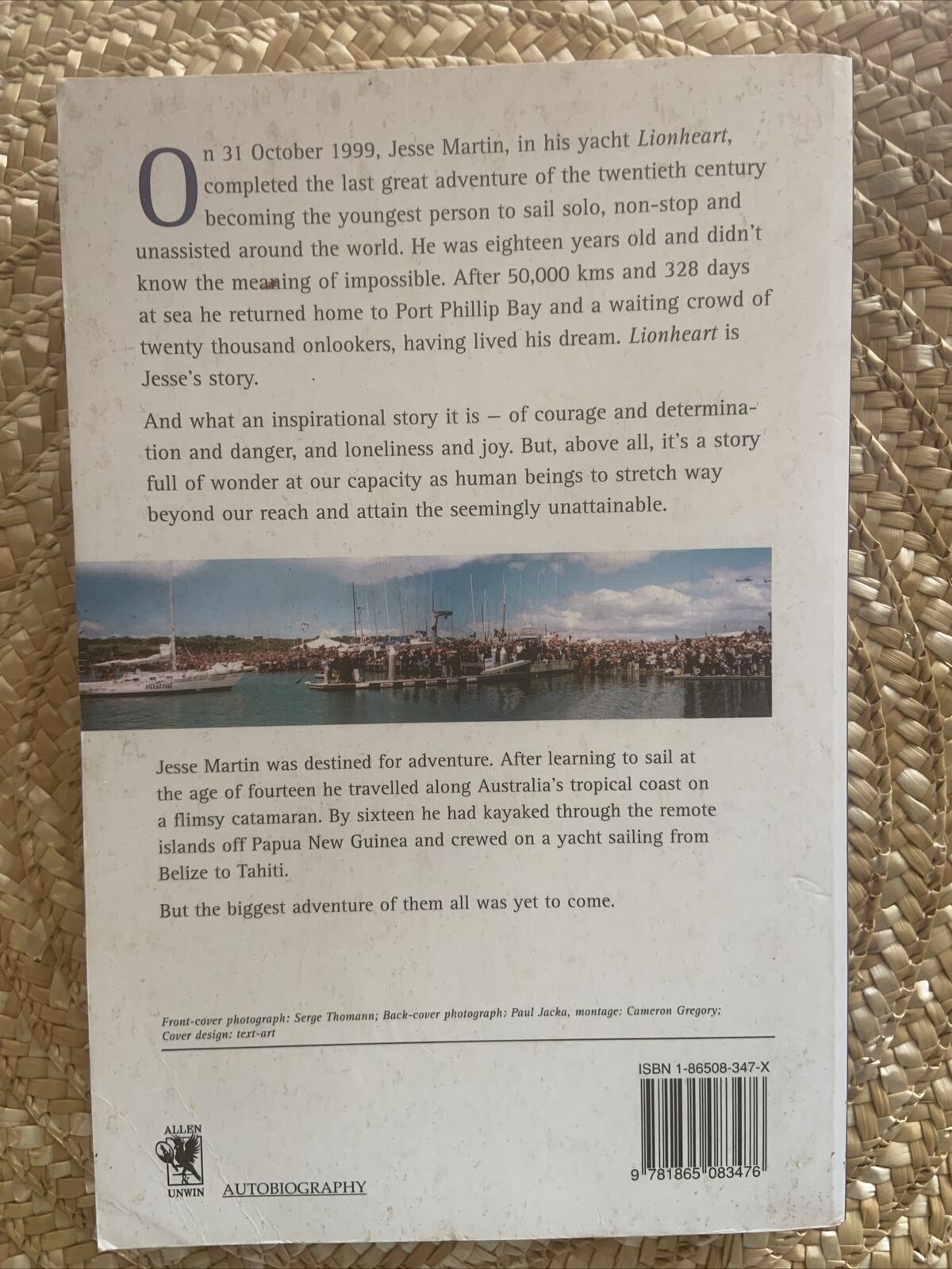 PB Book LIONHEART Journey of the Human Spirit by Jesse Martin True Story Memoir