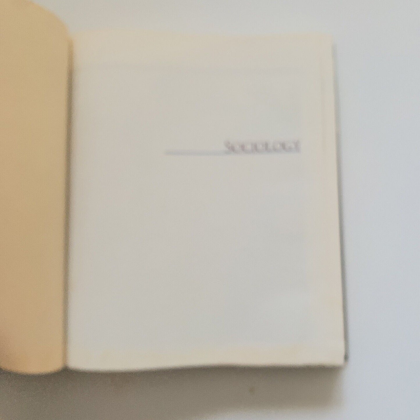 HC Book Sociology by John E Farley 1990 USA NEW w slight marks on first pages