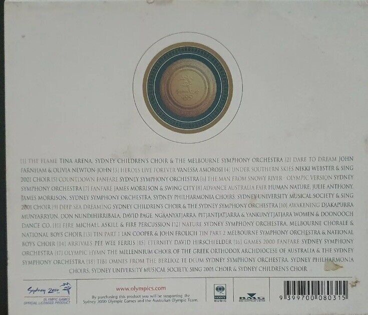 CD Sydney 2000 The Games of the XXVII Olympiad Limited Edition Opening Ceremony