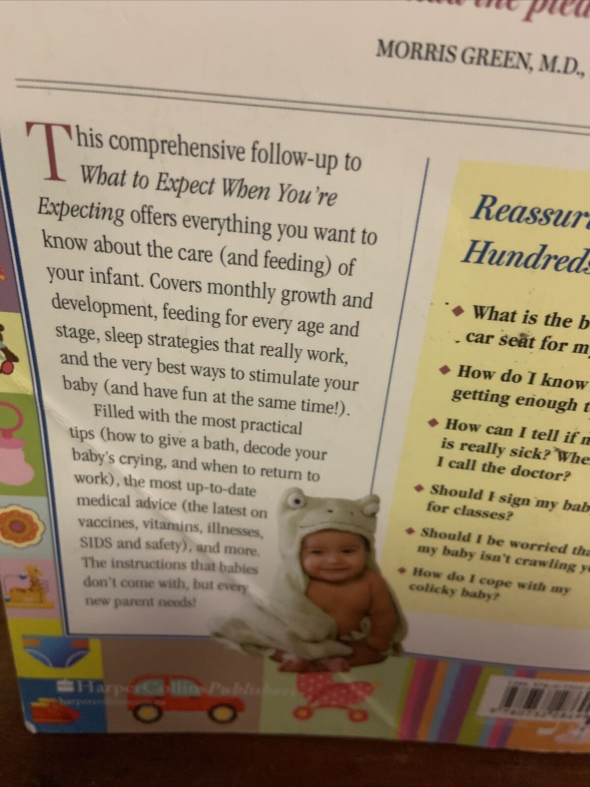 WHAT TO EXPECT THE FIRST YEAR 2nd Edition Heidi Murkoff Sharon Mazel 2009 Baby