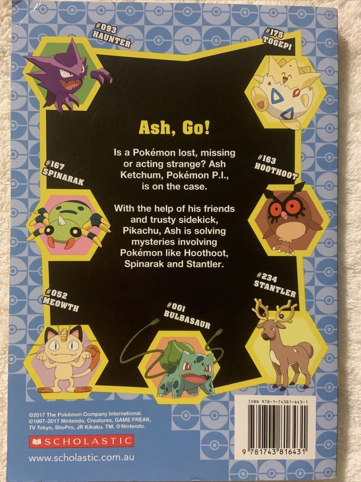 POKEMON ASH KETCHUM POKÉMON DETECTIVE Adventure #11 of 16 PB POKÉMON