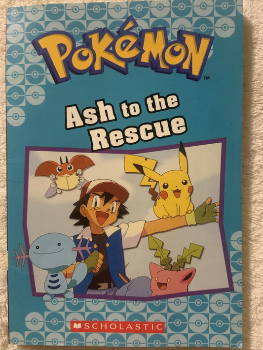 POKÉMON Ash to the Rescue Tracey West English Pokemon Adventure #15 of 16