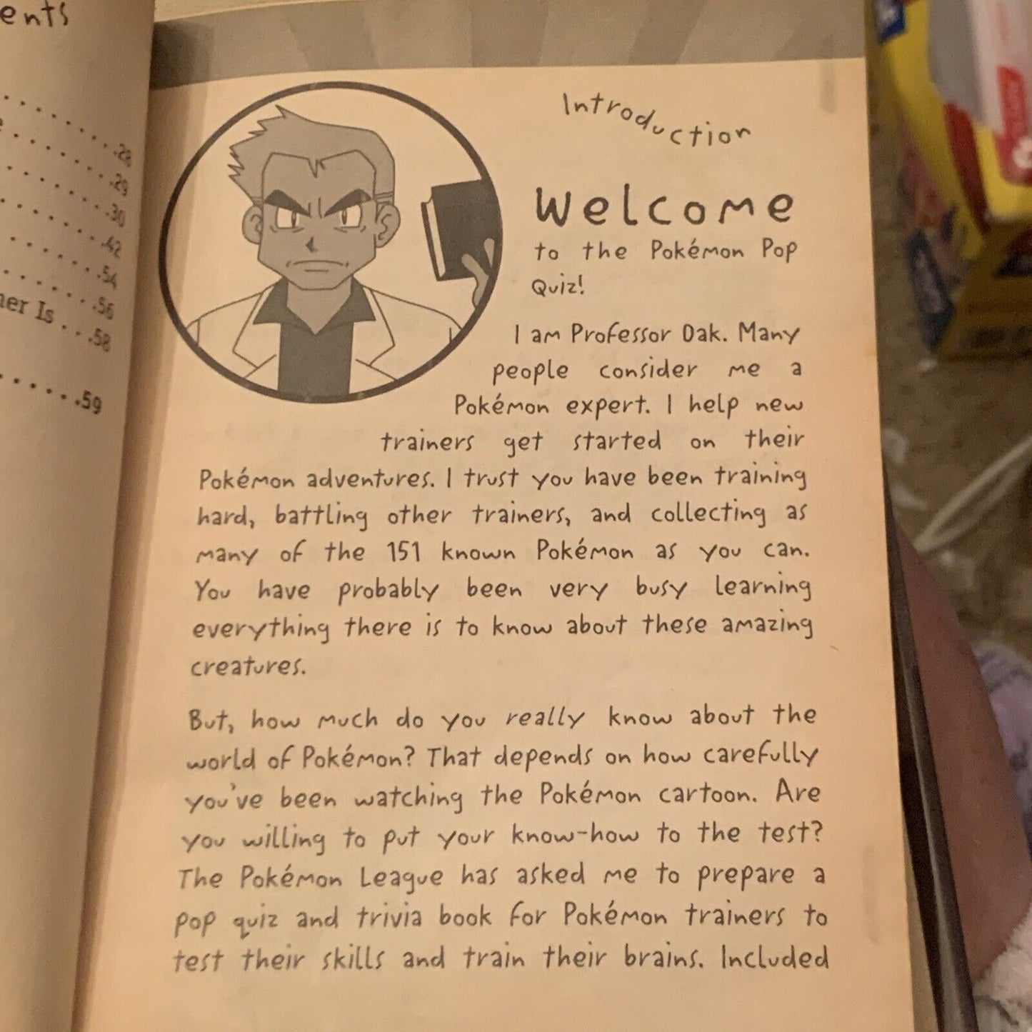 Pokemon Pop Quiz! A Total Trivia and Test Your Knowledge Book PB Pencil Answers