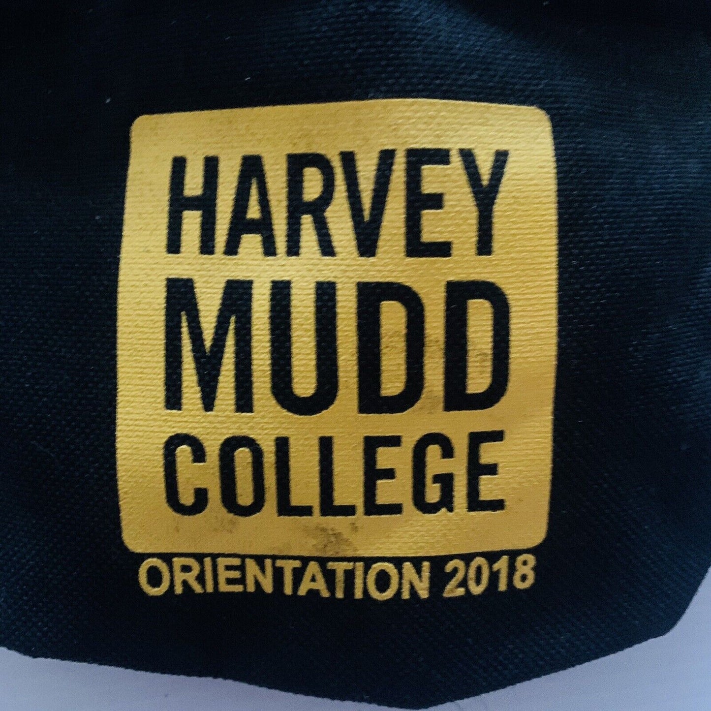 Bum Bag HARVEY MUDD College Orientation 2018 Claremont California Black Zip NEW