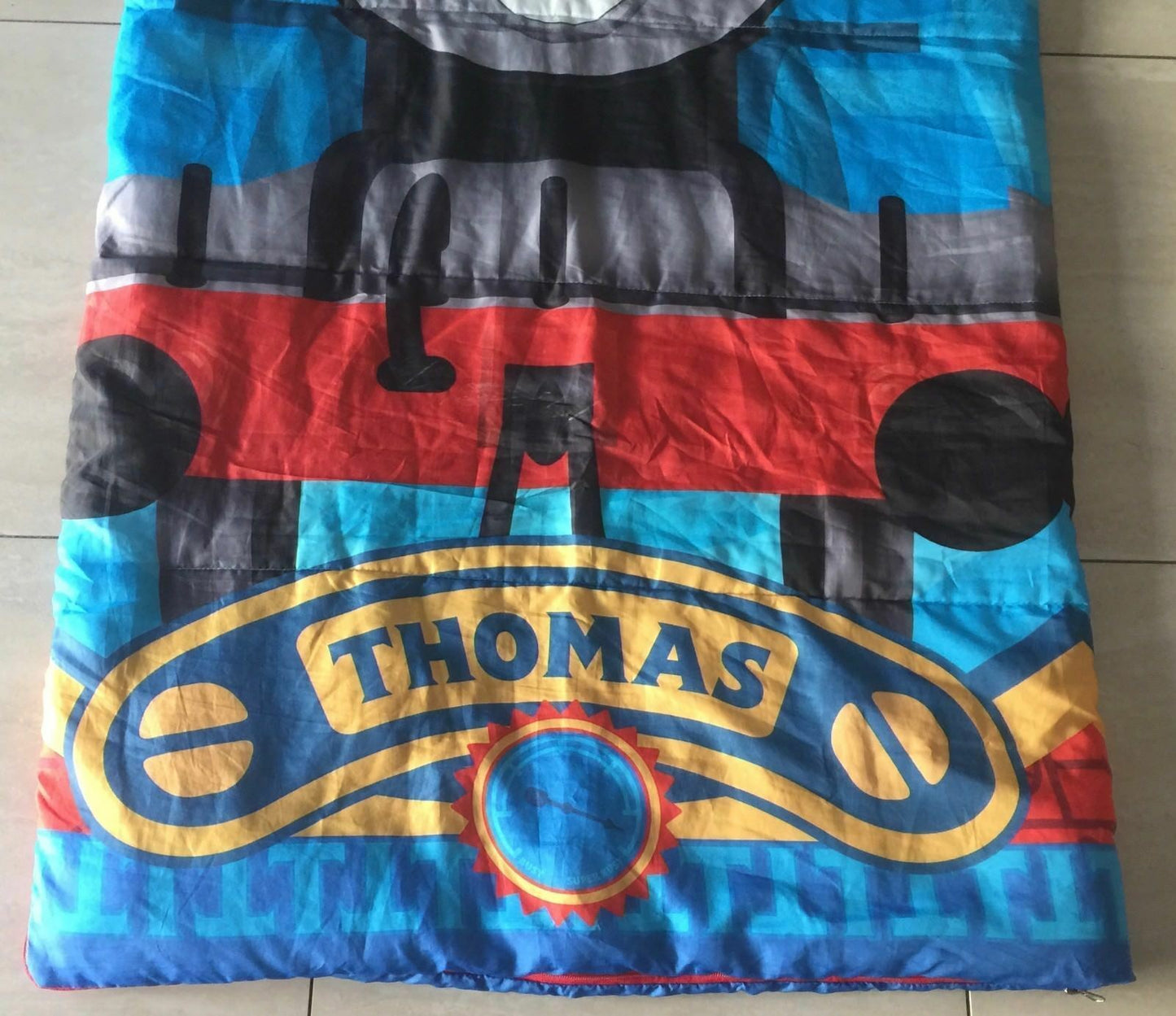 Sleeping Bag THOMAS THE TANK ENGINE Quilted  75 x 150cm good condition