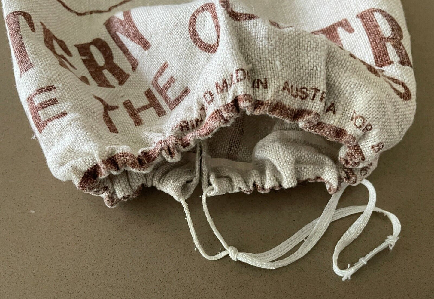 CAPE LEEUWIN WA Plastic Bag Holder Souvenir Unbleached Pure Linen Lighthouse