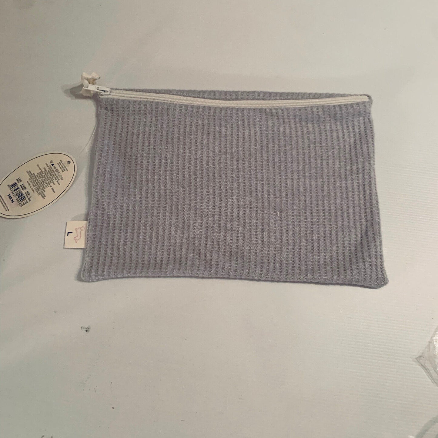 PETER ALEXANDER Pyjama Sleepwear PJ Bag Zip Close Soft Waffle BAG ONLY 32X23cm
