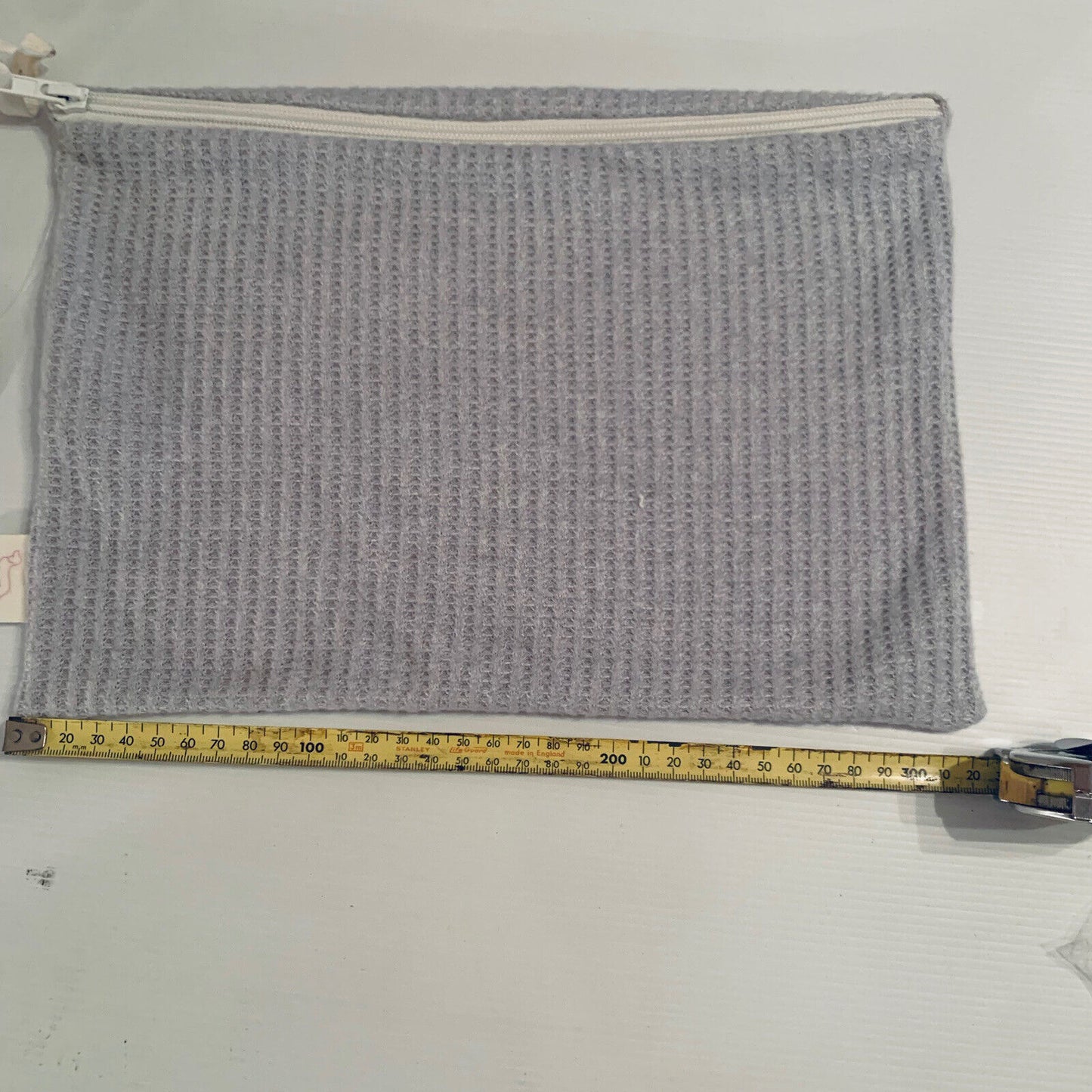 PETER ALEXANDER Pyjama Sleepwear PJ Bag Zip Close Soft Waffle BAG ONLY 32X23cm