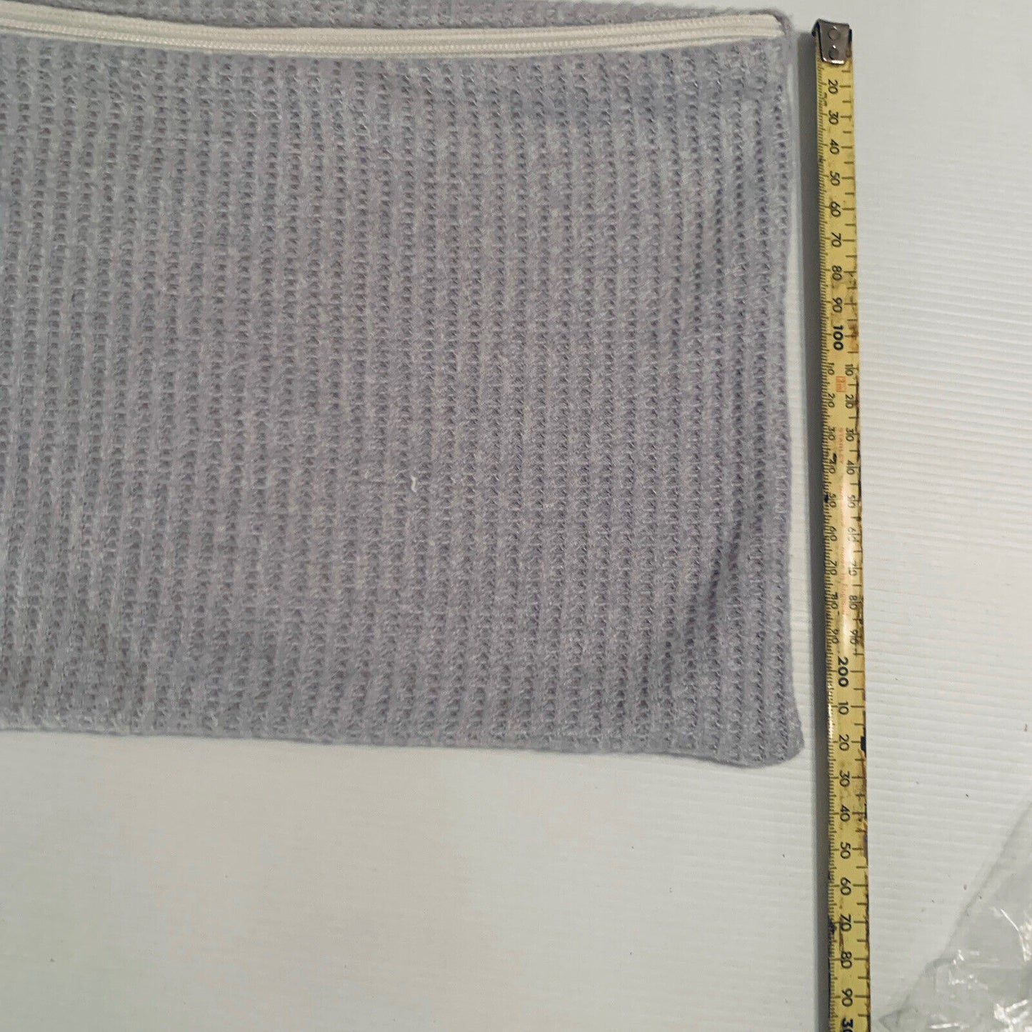 PETER ALEXANDER Pyjama Sleepwear PJ Bag Zip Close Soft Waffle BAG ONLY 32X23cm