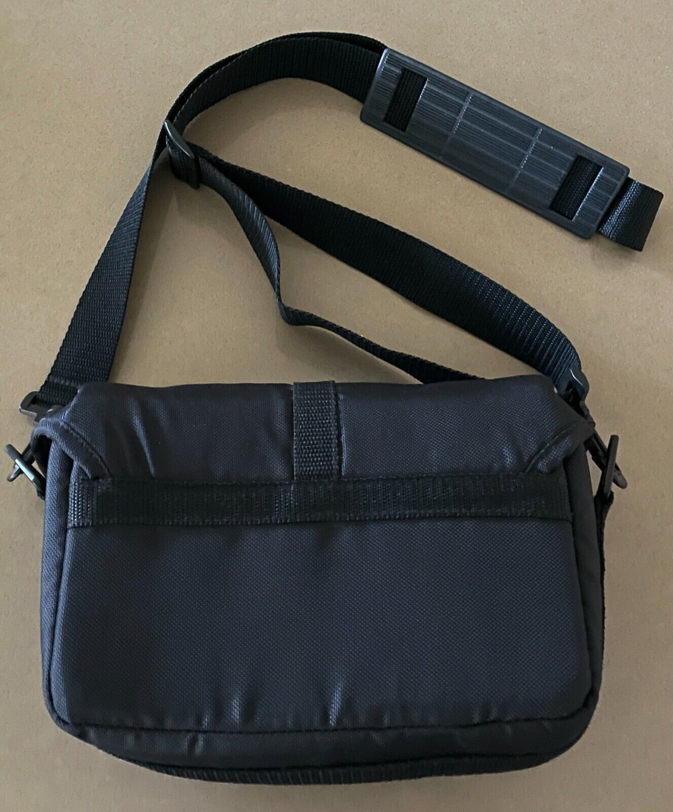 KODAK Camera Carry Bag w Shoulder Strap Logo Clip Front Black Vintage