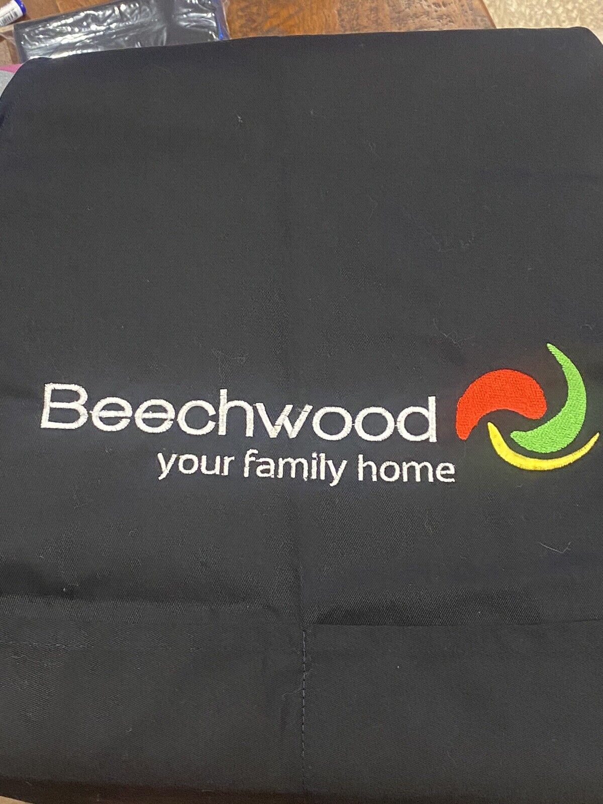 Black Apron  BEECHWOOD HOMES Promo Cotton Souvenir BBQ Cafe Kitchen Unisex L NEW