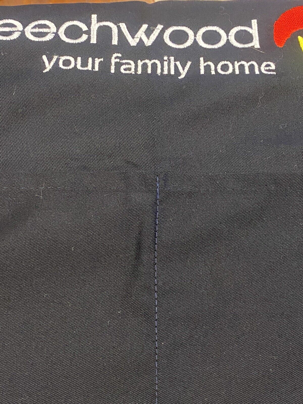 Black Apron  BEECHWOOD HOMES Promo Cotton Souvenir BBQ Cafe Kitchen Unisex L NEW