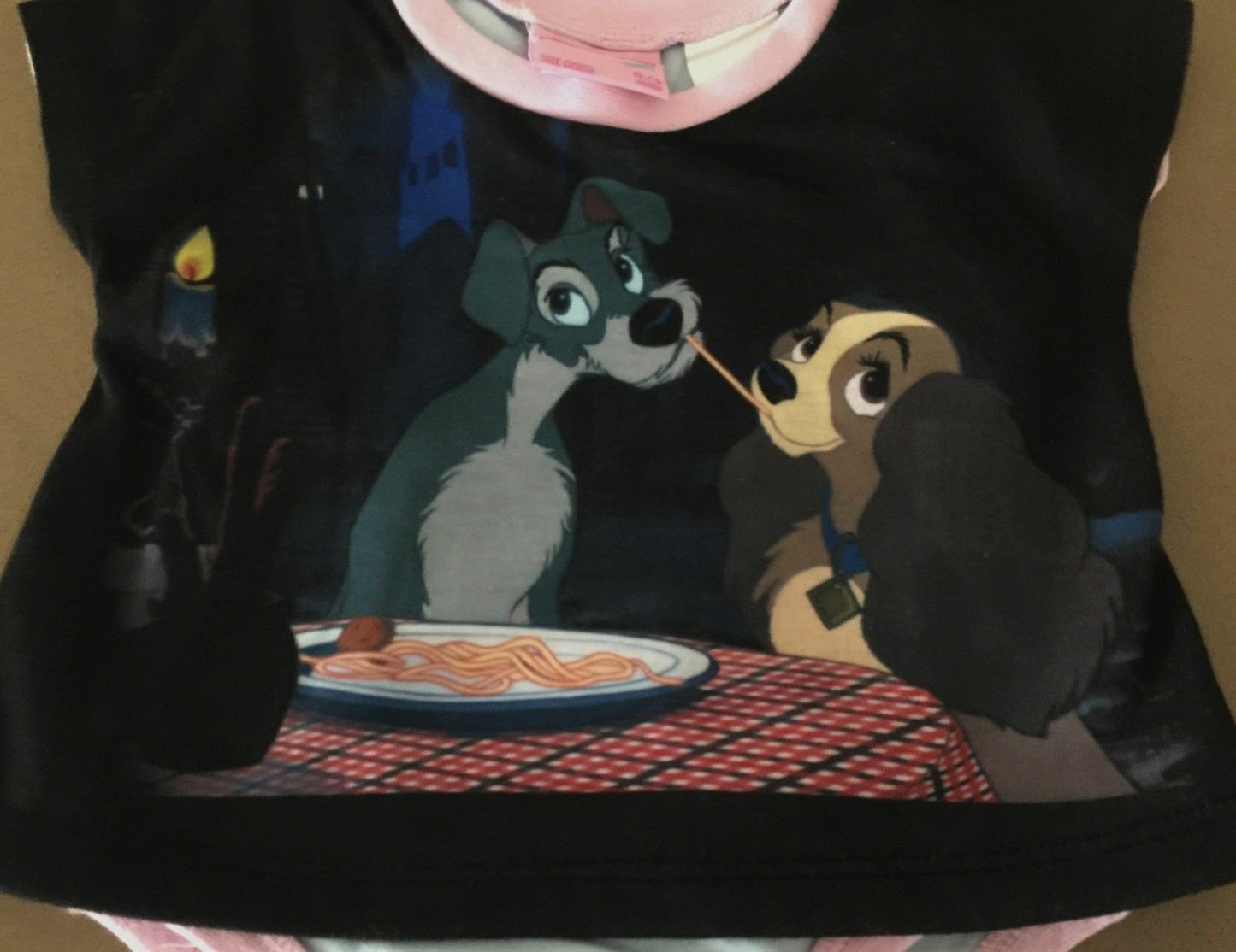 Baby Girl PETER ALEXANDER Short Romper Lady & The Tramp Size 0000 0 - 3 mths NEW