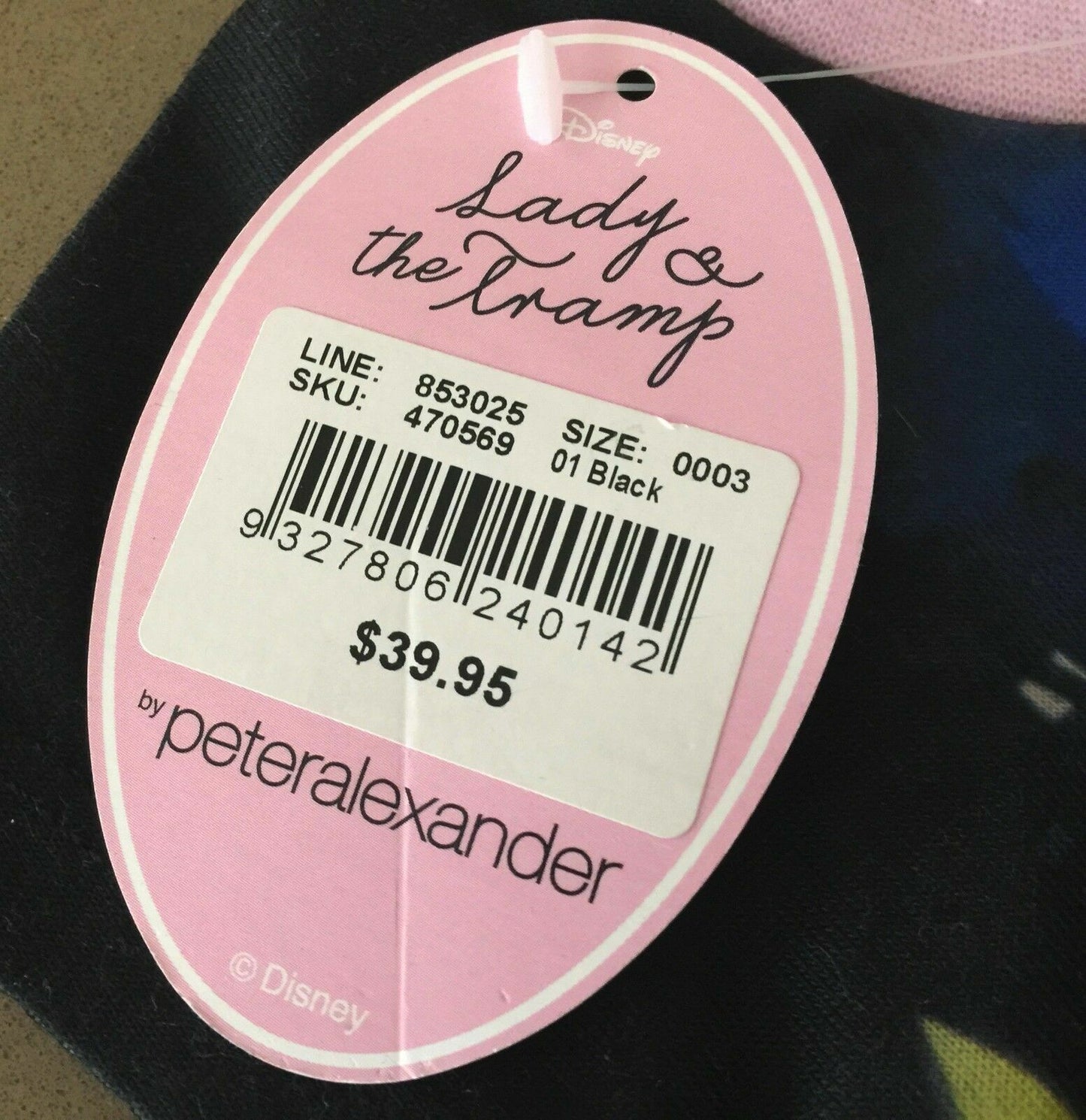 Baby Girl PETER ALEXANDER Short Romper Lady & The Tramp Size 0000 0 - 3 mths NEW