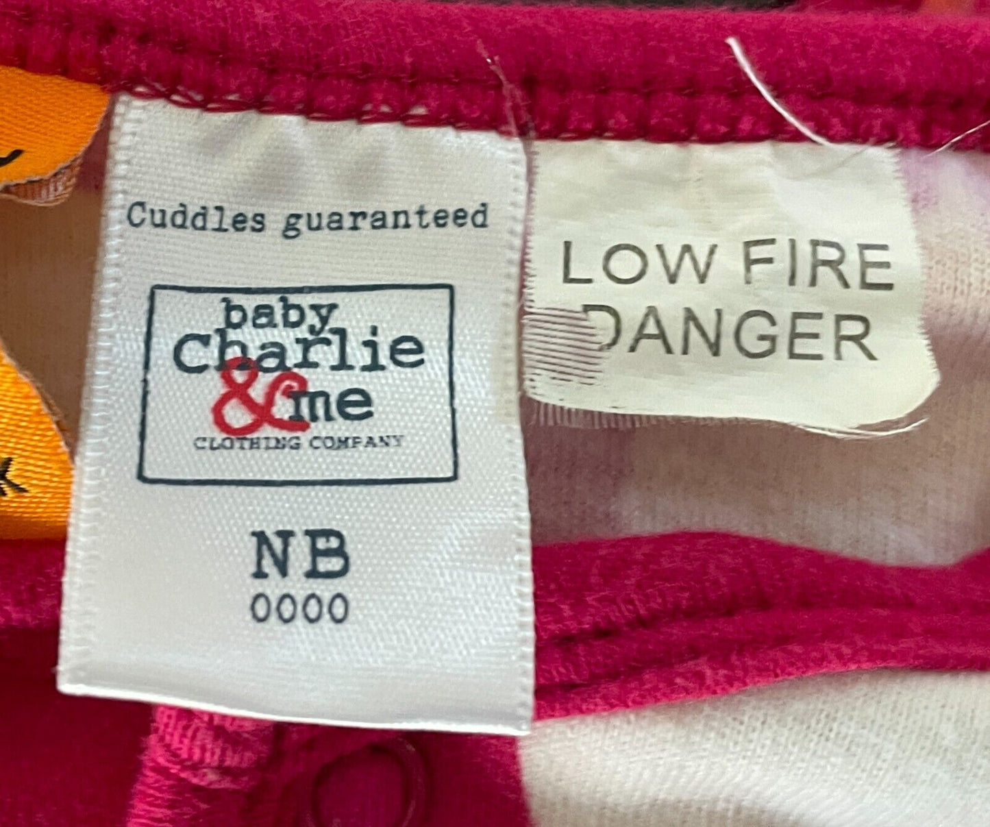 Baby CHARLIE & ME Rompers x 2 Newborn  Multicoloured & Pattern Cotton Size 0000