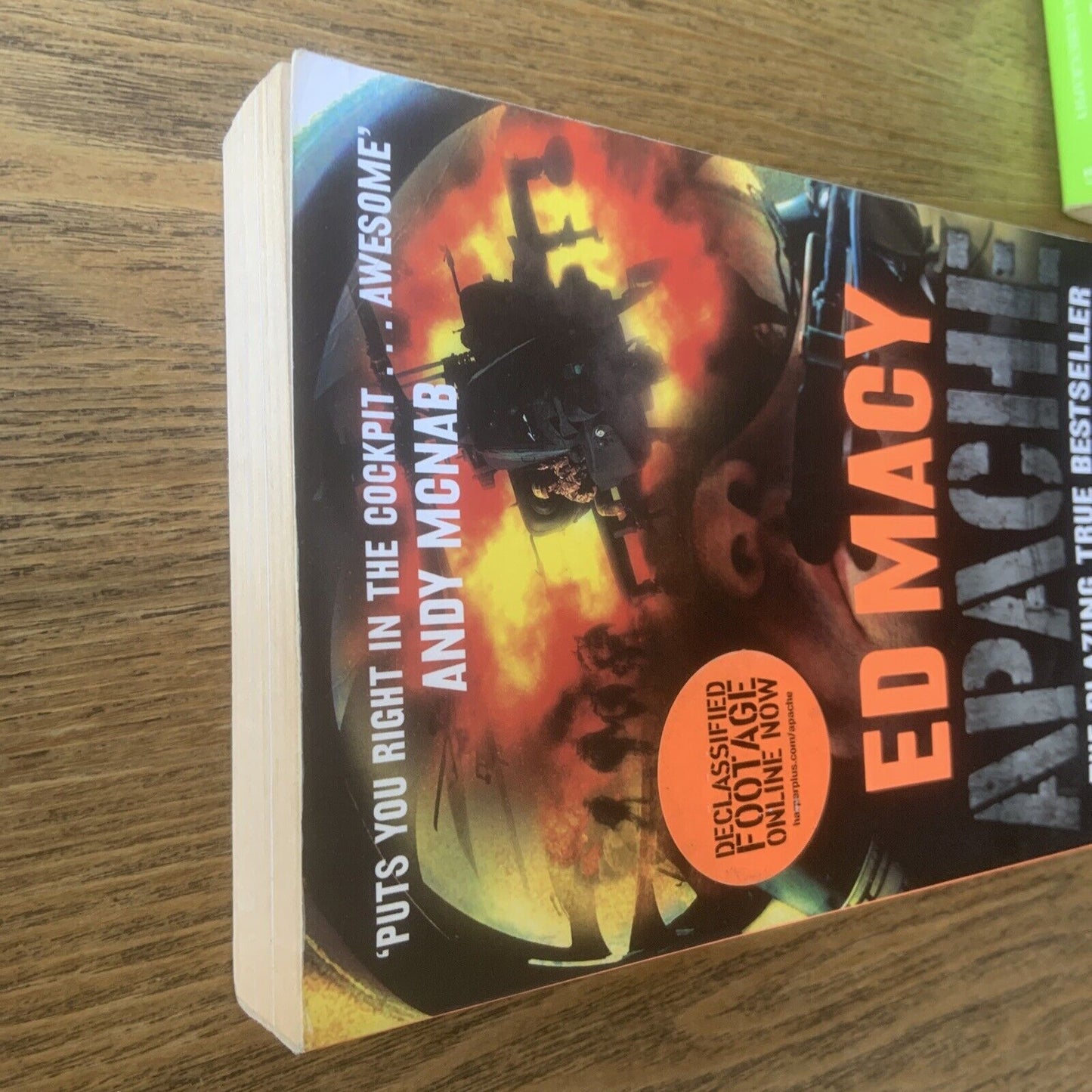 APACHE Ed Macy 2009 THE MAN THE MACHINE THE MISSION Afghanistan War Medium PB