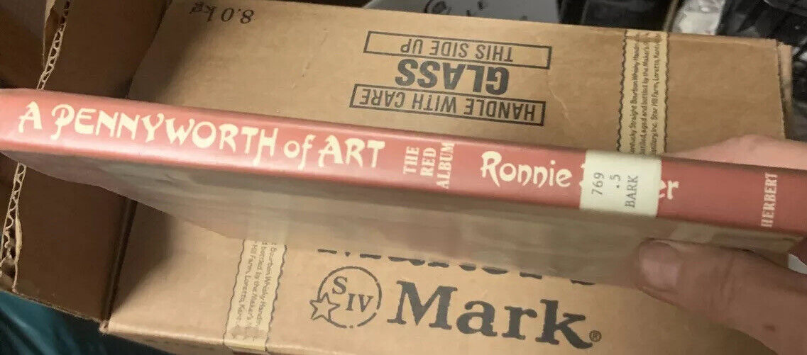 A Pennyworth of Art the Red Album Collection Postcards Ronnie Barker Ex Library
