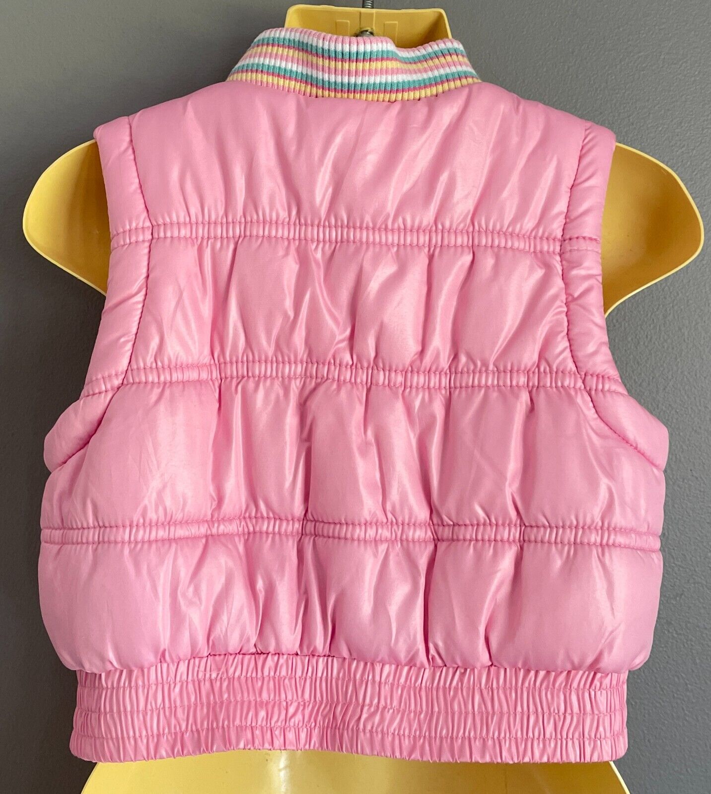 Baby Girl MOTHERCARE Puffer Vest Sleeveless Pink Thick and Warm Size 9 12 Months