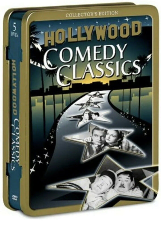 HOLLYWOOD COMEDY CLASSICS Collectors Edition 5 Disc DVD Metal Collectors Case