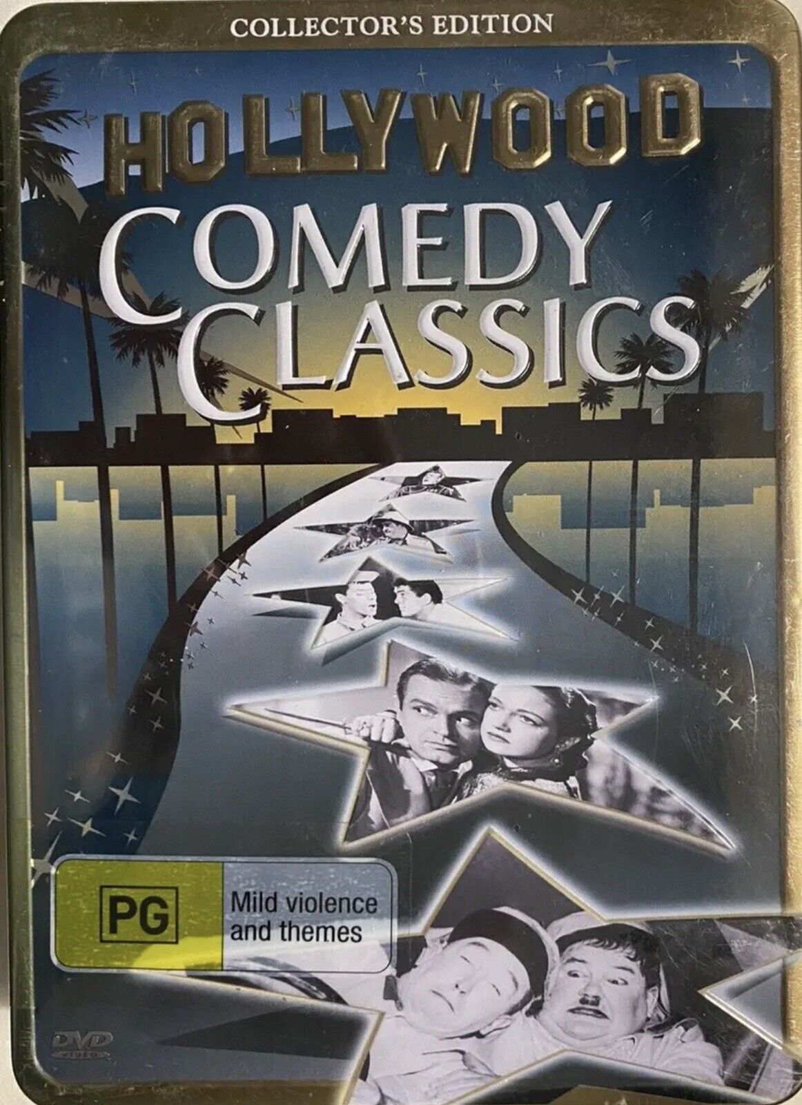 HOLLYWOOD COMEDY CLASSICS Collectors Edition 5 Disc DVD Metal Collectors Case