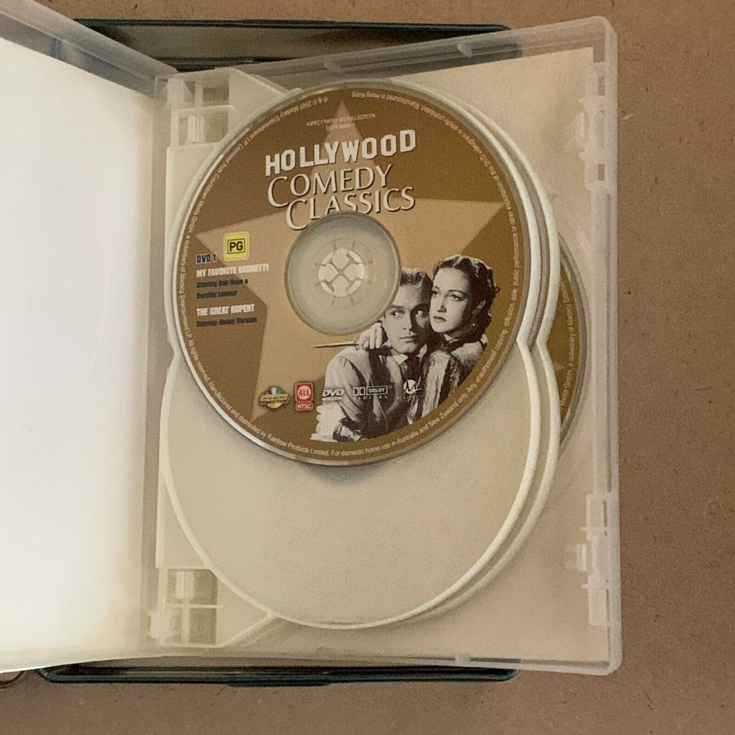 HOLLYWOOD COMEDY CLASSICS Collectors Edition 5 Disc DVD Metal Collectors Case