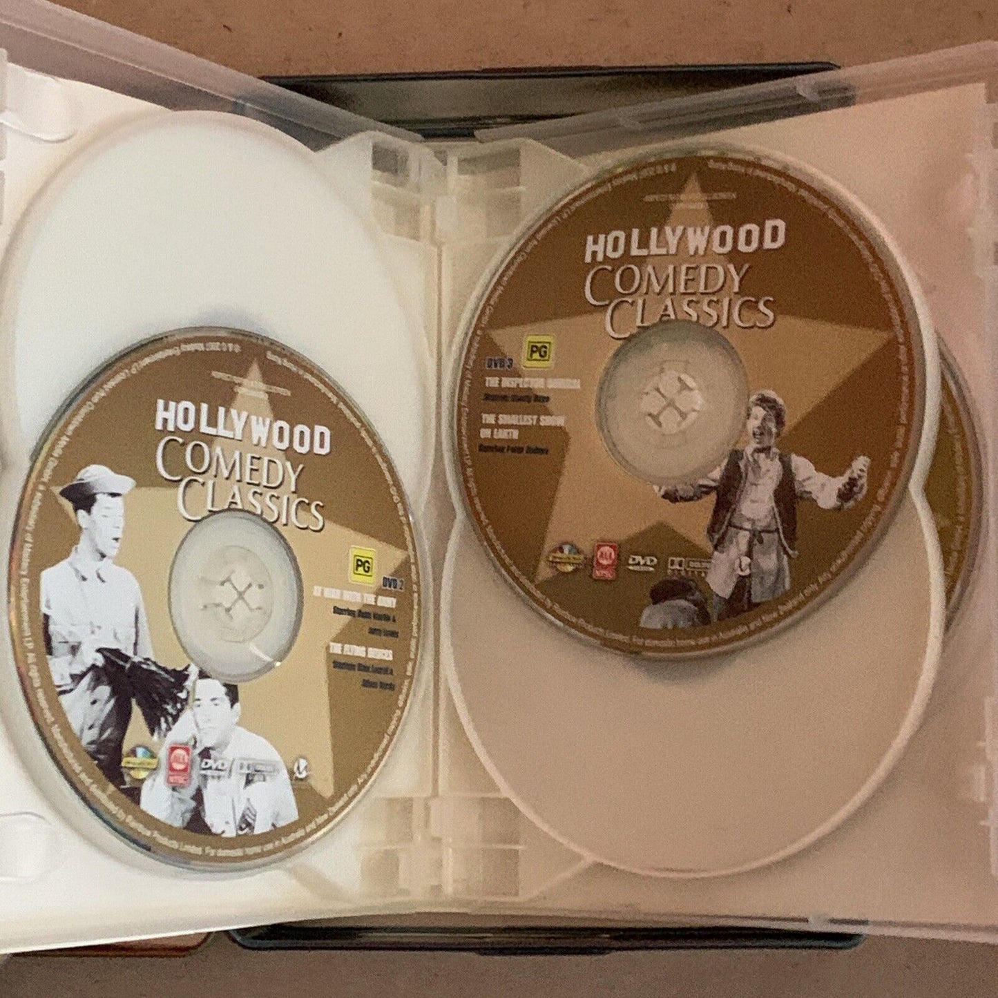 HOLLYWOOD COMEDY CLASSICS Collectors Edition 5 Disc DVD Metal Collectors Case