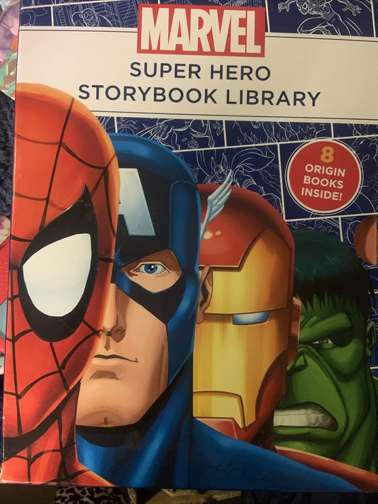 Marvel Super Hero Storybook Library 8 Book Set Cover Scholastic Aust  (HC 2014)