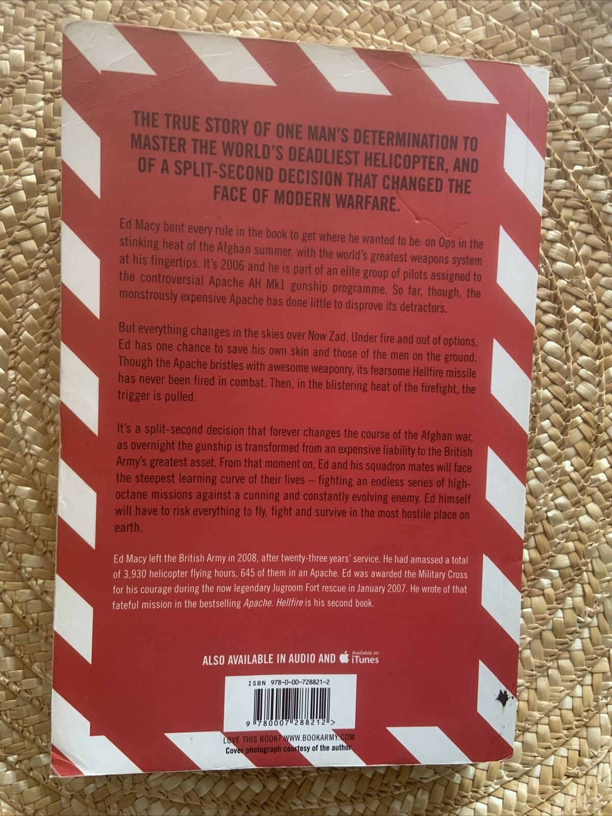 HELLFIRE Ed Macy Hell Fire Afgan War lLarge Paperback 2009 True Story Helicopter